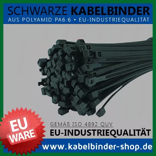 Kabelbinder Schwarz 2,6x135mm